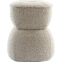 Light & Living 6786761 - Poef Ø40x46 cm LEYLA beige