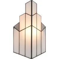 Clayre & Eef Wandlamp tiffany 36x4x21 cm glas muurlamp