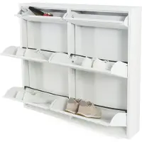 Spinder Design Billy 6 Schoenenkast - Wit