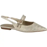 La strada 2401666-4343 gold dames instappers gekleed