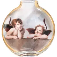 J-Line les chartistes vaas geïnspireerd door de cherubs groot 24.5x5x25cm