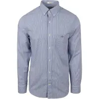 Gant Overhemd donkerblauw / wit