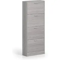 Rousseau Schoenenkast 'carini' 4 laden eik