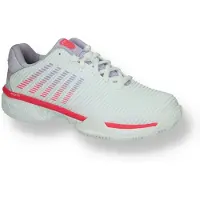 K-swiss Tennisschoen Women Hypercourt Express 2 Clay White Orchid Petal Neon Blaze-Schoenmaat 39,5