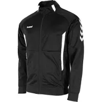 Hummel Junior trainingsjack zwart Sportvest Jongens/Meisjes Polyester Opstaande kraag - maat 140