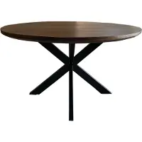 LivingFurn Jesper Round Brown 130cm-31031
