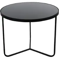 Clayre & Eef Bijzettafel Ø 60x45 cm aluminium rond