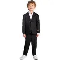 Opposuits kostuum zwart Jongens Polyester Reverskraag Effen - maat 98/104