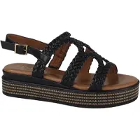 Marco Tozzi Sandalen met riem zwart