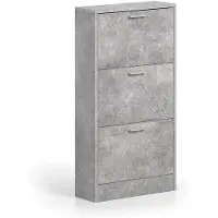 Rousseau Schoenenkast 'carini' 3 laden beton