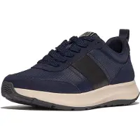 FitFlop Men F-Mode Flow Sneaker Mixed Materials Midnight Navy/Black-Schoenmaat 43