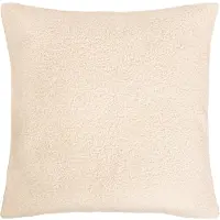 QUVIO Sierkussenhoes teddy - 45x45cm - Beige