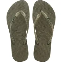 Havaianas - Slim logo metallic Rubber Dames | Maat 35-36