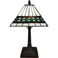 Clayre & Eef Tiffany tafellamp 20x20x34 cm kunststof glas tiffany bureaulamp