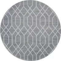 Veer Carpets Vloerkleed pattern rond grijs ø160 cm