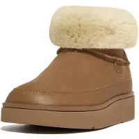 FitFlop Shearling Vrouwen Laarzen Tan