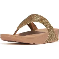 FitFlop Women Lulu Toe Post Glitterball Old Gold-Schoenmaat 42