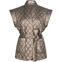 Esqualo Gilet Padded Pu Soft Gold Maat: 40 | Gilets Outlet | Dames | Goud