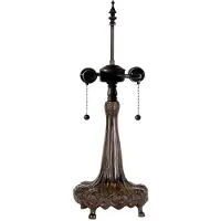 Clayre & Eef Lampenvoet tafellamp tiffany Ø 31x85 cm metaal lampvoet