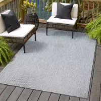 Muratap Uni binnen en buiten vloerkleed solid outdoor laagpolig tapijt 120x170 cm