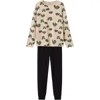 Name it Nachtkledij 'Monster Truck' bruin / grijs / greige / zwart