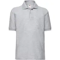 Fruit Of The Loom Kinder/Kinder 65/35 Poloshirt (Heide Grijs)