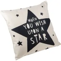 QUVIO Sierkussen Ster - Gevuld - Polyester - 45 x 45 cm