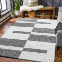 Muratap Milano gala hoogpolig vloerkleed modern licht creme- 120x170 cm