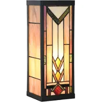 Clayre & Eef Wandlamp tiffany 14x16x40 cm glas metaal
