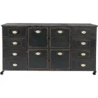 Clayre & Eef Ladekast 152x44x86 cm ijzer rechthoek commode