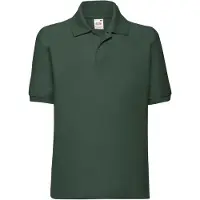 Fruit Of The Loom Kinder/Kinder 65/35 Poloshirt (Fles groen)