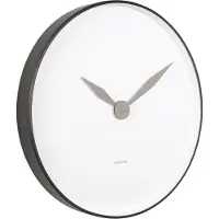 Karlsson Wandklok Albatross - Ø50cm - Wandklok Modern - Zwart