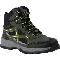 Regatta Heren Vendeavour Wandelschoenen (Donker kaki/limoenpunch)