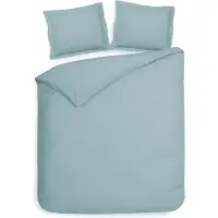 Heckett & Lane Dekbedovertrek Punto Katoen-Satijn - Licht Blauw 260 x