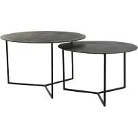 Light & Living salontafel socos Ø75x46.5cm - set van 2