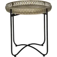 Clayre & Eef Bijzettafel Ø 49x52 cm ijzer rond