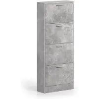 Rousseau Schoenenkast 'carini' 4 laden beton
