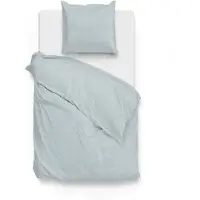 Zohome Dekbedovertrek Lino Mint Green Katoen-140 x 200 / 220 cm | 1-Persoons