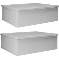 QUVIO Kast organizer kunststof - set van 2