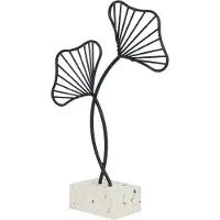 QUVIO Ginkgo blad - Decoratie - Zwart