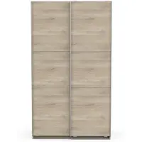 Overig Kledingkast Ghost - Met Schuifdeuren - Eik Kronberg - 116x59x203cm