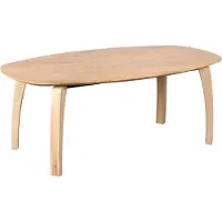 Lewis & Loft Eettafel Luna – FSC-gecertificeerd mangohout – Deens ovaal – 180x100 cm – Naturel