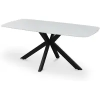Rousseau Tafel 'apollo' 180 cm deens ovaal steen baroque grijs