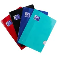 Oxford geruit schrift A4 assorti 10 stuks 36 vel (5 mm)