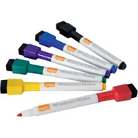 Nobo Mini whiteboardmarker, pak van 6 stuks, geassorteerde kleuren 6 stuks