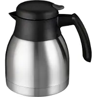 Bravilor Thermoskan dubbelwandig 1 liter RVS zwart