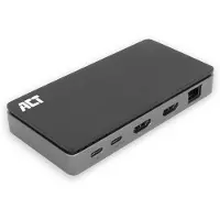 ACT Usb C Dual 4K Monitor MST Docking Station