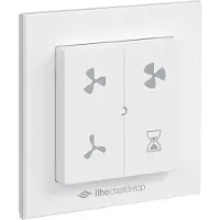 Itho RFT draadloze afstandsbediening WIT voor CVE woonhuisventilatoren (04-00160)
