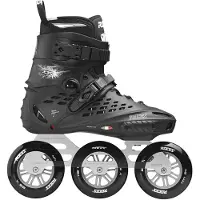 Roces X35 TIF 3x110 Black/Silver | Maat 43
