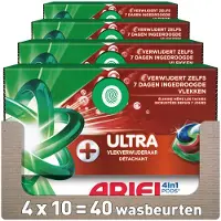 Ariel 4x 4in1 Wasmiddel Pods Ultra Vlekverwijderaar 10 Stuks